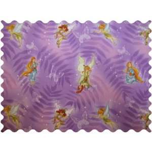    SheetWorld Fairies & Butterflies Purple Fabric   By The Yard Baby
