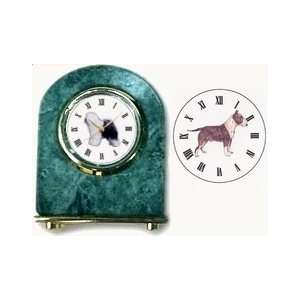  Bull Terrier   Marble Clock