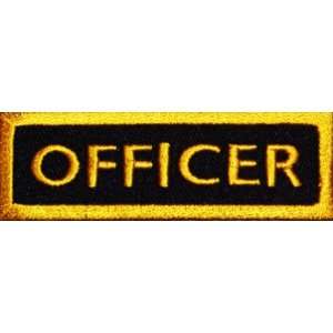 OFFICER Club Embroidered Quality Nice Biker Vest Patch