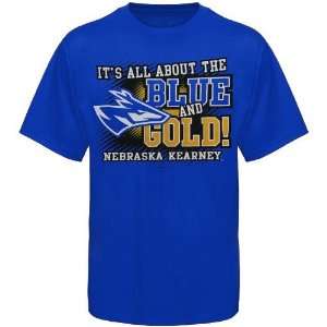  Nebraska Kearney Lopers Royal Blue All About Blue & Gold T 