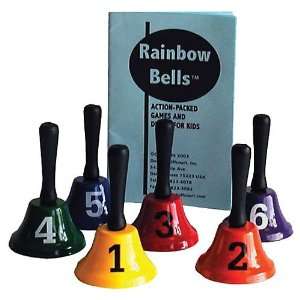  Multi   Sport Skill Building Rainbow Bells   Set of 6 w 