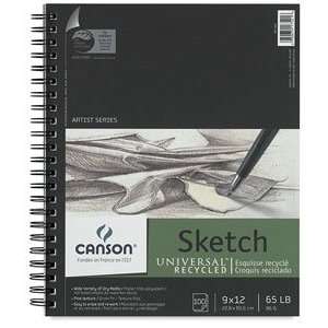 Canson Recycled Universal Sketch Pads   11 times; 14 