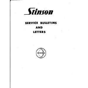  Stinson Model 108 Aircraft Service Bulletin Manual Sicuro 