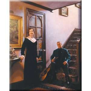 Bill and Marie Stinson 13x16 Streched Canvas Art by Whitney, Richard