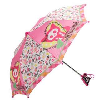  Skelanimal Girls Pink Collapsible Umbrella Clothing