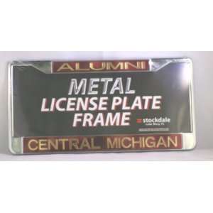 CMU   Central Michigan University Chippewas Alumni Metal License Plate 