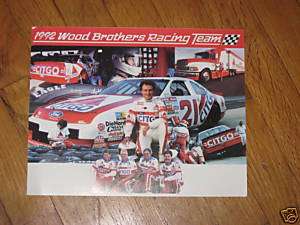 21 Morgan Shepherd Citgo 1992 racing postcard  
