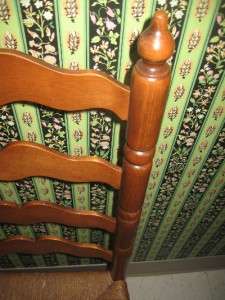 Tell City Chair Company Andover # 48 Maple Caned Seat Ladderback Chair 