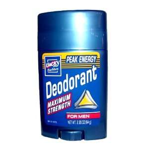 Lucky Deodorant Mens Peak Energy 2.25oz (Pack of 6 