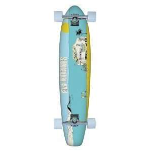 Longboard Skateboard Beach Shack Blue 