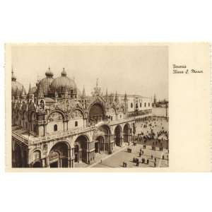   Vintage Postcard Chiesa San Marco   Venice Italy 