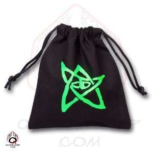   Workshop BLACK Call of Cthulhu / COC Dice Bag in Linen Toys & Games