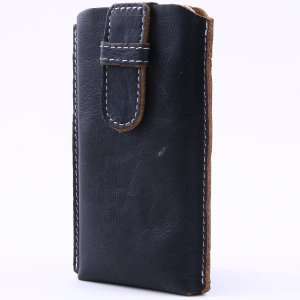  New Full Grain Leather Case Pouch Sleeve Pocket for Iphone 