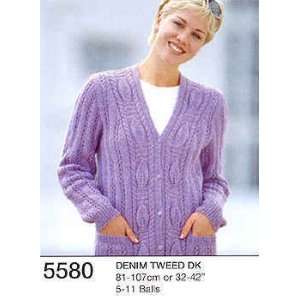  Sirdar Knitting Patterns 5580 Denim Tweed DK