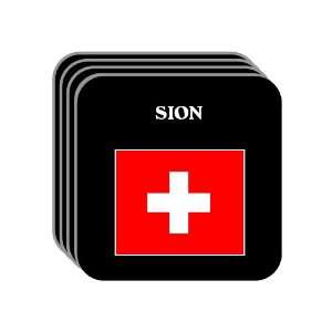  Switzerland   SION Set of 4 Mini Mousepad Coasters 