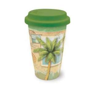  Coastal Palm Trees Sun and Sea Coffee Latte Tea Cearmic 