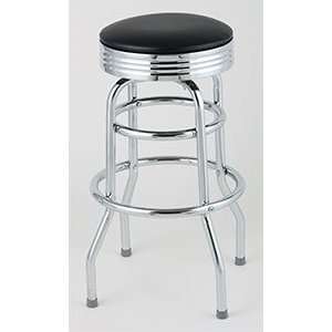  Set of Four Classic Diner Bar Stool (Knocked Down)