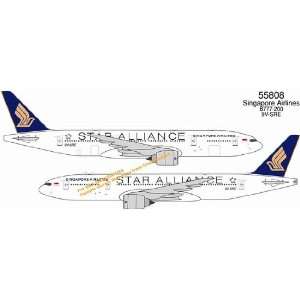    Singapore Airlines 777 200 Star A 1 400 Dragon Wings Toys & Games