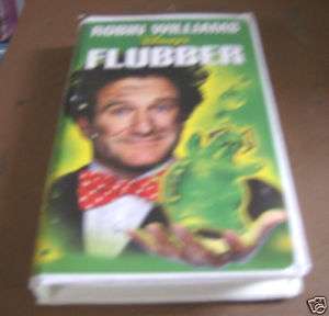 DISNEYS FLUBBER   ROBIN WILLIAMS 1998 VHS SUPER CLEAN  