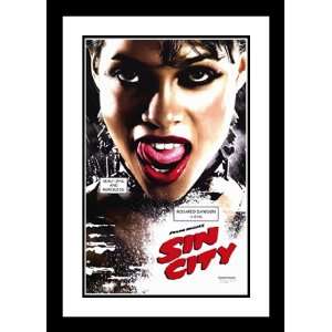 Sin City 32x45 Framed and Double Matted Movie Poster   Style H   2005