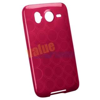   for htc desire hd clear frost wine red circle quantity 1 keep your htc