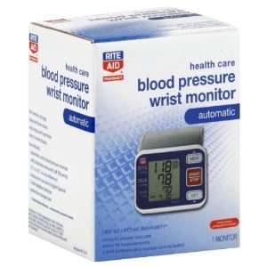  Rite Aid Blood Pressure Wrist Monitor, 1 ea Health 