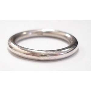  Simpler Rounded Band Silver Ring (Size 8.5) Everything 