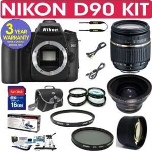  BRAND NEW NIKON D90 Digital SLR Camera + Tamron AF 18 