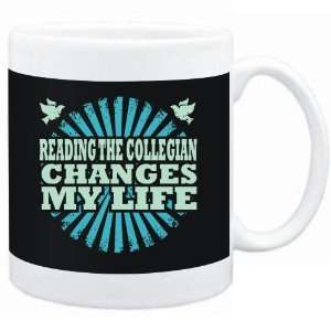 Mug Black  Reading The Collegian changes my life 
