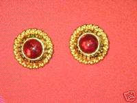 VINTAGE CHANEL EARRINGS CLIP ONS MADE IN FRANCE 1980s  