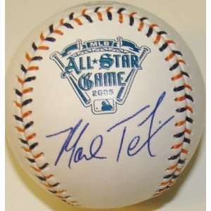 Autographed Mark Teixeira Baseball   05 ALL STAR JSA   Autographed 