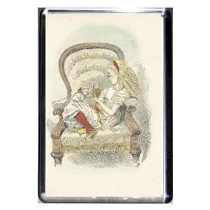   in Wonderland Tenniel Colour Alice with the Kitten