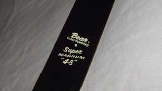 Vintage 1953 Bear Super Magnum 48 Recurve Bow Archery 8x1643 AMO 48 
