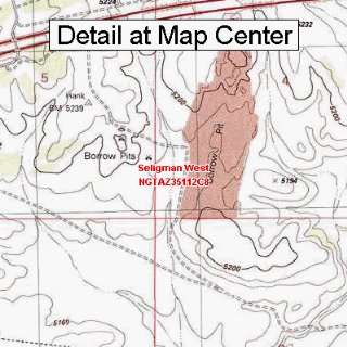   Map   Seligman West, Arizona (Folded/Waterproof)