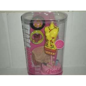  Barbie Fashion Fever Mannequin   Yellow with Flowers Toys 