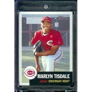 2002 Topps Heritage # 125 Marlyn Tisdale RC Cincinnati Reds Baseball 