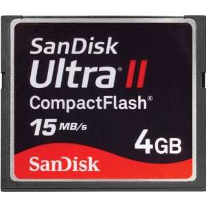  NEW 4GB Ultra II CompactFlash Memory Card (Memory & Blank 