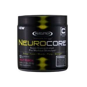  MuscleTech Neurocore Trial Size Fruit Punch 12 sv Health 