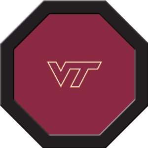 Virginia Tech Hokies Game Table Felt   43 Round Sports 