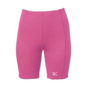   Womens Low Rise Sliding Compression Short   Pink
