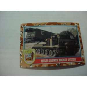   Collection Cards   Multi Launch Rocket System   2nd Series Card #163