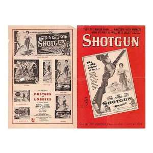  Shotgun Original Movie Poster, 11 x 18 (1955)