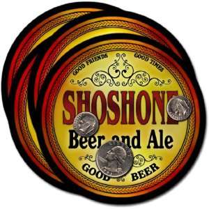  Shoshone, ID Beer & Ale Coasters   4pk 