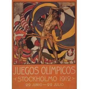  JUEGOS OLIMPICOS STOCKHOLMO 1912 OLYMPIC GAMES LARGE 