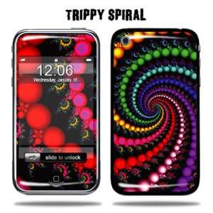   iPhone 3G/3GS 8GB 16GB 32GB   Trippy Spiral Cell Phones & Accessories