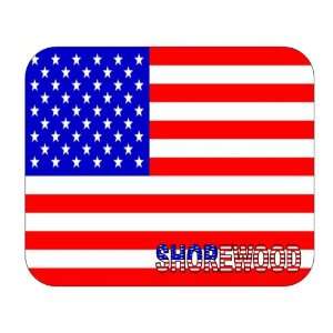  US Flag   Shorewood, Wisconsin (WI) Mouse Pad Everything 