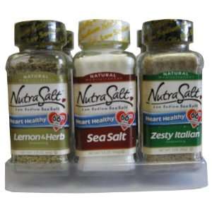   Flavors (Lemon & Herb, Sea Salt and Zesty Italian), 6 Count Package