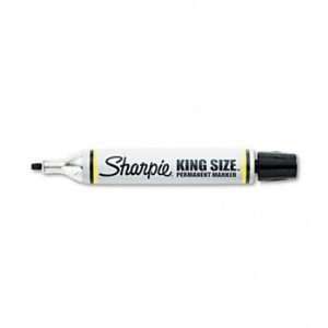Sharpie 15001 King Size Permanent Marker   Chisel Tip, Black  