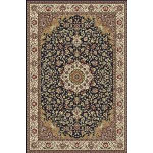 Concord Global Rugs Kashmir Collection Medallion Black Rectangle 311 