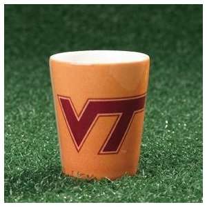  Virginia Tech Hokies Set Of 2 Shot Glasses Sports 